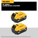 DEWALT 20V MAX 5 Ah Lithium Ion Battery 2-Pack (DCB205-2)