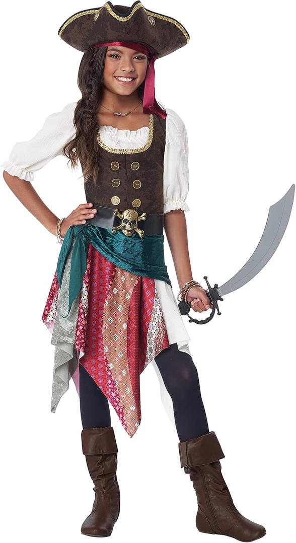 California Costumes, Boho Pirate, Child (X-Large)