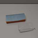 MBQBBBZ Glasses Case hard shell,3in1 Sunglasses Case & Eyeglass Case with Cleaning Cloth & Storage Pouch (BlueOrange)
