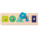 LOVEVERY | Friends of All Shapes Puzzle | Montessori Toddler Toy, Ages 16 Months+