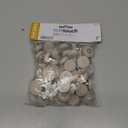 softtouch 1" Round Nail On Heavy Duty Felt Furniture Pads for Wood Furniture, Protect Hard Floor Surfaces from Scratches, Beige (48 Pack)