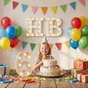 LED Marquee Light Up Numbers Sign - Lighted Birthday Numbers Sign for 40th Birthday Party Decoration, Bar Wall, Home, Table Room, Wedding and Christmas Decorations, Number 40