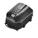 Grapelet Motorcycle Tail Bag Backpack Waterproof ABS Hard Shell Motorbike Luggage Bags Helmet Bags with Expandable Storage 24L-35L