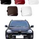 Car Front Bumper Tow Hook Cover Compatible with Toyota RAV4 2011.8th 2012 2013 7th Trailer Cover Cap 53286-0R040 53285-0R040 Trailer Cover Towing Eye Cap Brown