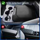 Center Console Cover Fit for 2013-2018 Dodge Ram 1500/2500/3500, 2013-2024 Ram 1500/2500/3500 Classic Models Accessories Armrest Lid, Leather Middle Console Protective Cover Lid