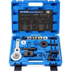 DAYDOOR Engine Timing Tool Kit Compatible with VW Audi 1.8 2.0 TSI TFSI EA888 Gen 1 2 3, 23PCS Camshaft Alignment Tool Set, Replace T10352 T10355 T10354 T40271 T40196 T40266