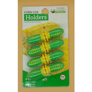 Everyday Culinary Fresh 8 Jumbo Corn Cob Holders - Stainless Steel Prongs