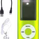 MP3 Player,Portable Multifunctional MP3 Digital Music Player,1.8 Inch LCD Music-Player with Earphone,Build-in Photo/Video Play/FM Radio/Voice Recorder/E-Book Reader(Memory Card Not Included)-Green