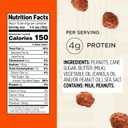 Snak Club Toffee Peanuts, Candied Peanuts with Praline Coat and Sweet Cream, Gluten-Free and Kosher Snack, 17 oz Resealable Bag (EXP 06/30/27)