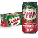 Canada Dry Cherry Gingerale Fruit Splash 12oz, Pack of 12 BB 4/7/26