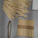 100 Pcs 4.5 inch Craft Sticks for Ice Cream Sticks,Popsicle,Craft Sticks, Treat Sticks,Ice Pop Sticks,DIY Crafts
