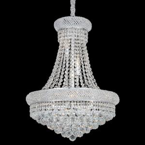 Chrome Crystal Chandeliers for Dining Room，12-Lights D22 Inch