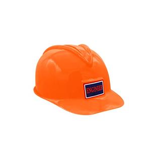 Nicky Bigs Novelties Adult Womens Plastic Novelty Construction Helmet Orange Engineer Hard Hat Road Worker Costume Theme Prop