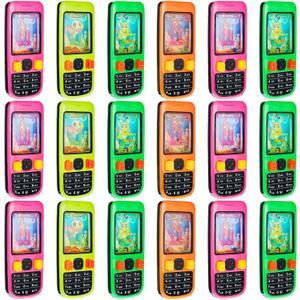 Gejoy 10 Pcs Handheld Water Ring Games Kids Party Favors Cellphone Water Ring Toss Game Goodie Bags Stuffers Party Favors for Kids Teenager Birthday Contest Prize (Cute)