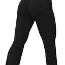 PAVOI ACTIVE High Waisted Flare Leggings for Women - Buttery Soft Bell Bottom Workout Flared Wide Leg Yoga Pants - FlexFlow (Small, Black)