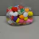 Very Large Assorted Pom Poms for DIY Creative Crafts Decorations, Assorted Colors (100Pack 2 Inch)