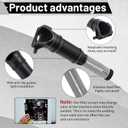 LemonRoad Replacement Filter Compatible with RV Hot Water Heater Replacement Part, Filtration System Reduces Scale & Sediment with Stainless Steel Mesh, Leak-proof Seal Ring (Only Filter)