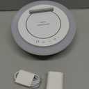 SIDVAR Bluetooth Speaker Night Lightsr,Wireless Charging Modern Speaker,Best Teenage Birthday Gift Ideas Tween Girls Gifts/Please use The Original Adapter