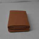 KEQIAOSUOCAI Blackout Linen Curtains 2 Panels Set 84 Inch Length 7 FT for Living Room Hook Belt Back Tab Drapes Southwest Decor Boho Mid Century Modern Curtains Burnt Orange for Bedroom W50 x L84