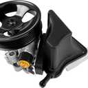 5181854AA Power Steering Pump w/Pulley & Reservoir Replacement for Dodge Charger Challenger Jeep Grand Cherokee SRT 6.2L 6.4L V8 2012-2019