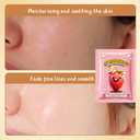 10Pcs Fruit Sheet Masks for Kids, Facial Spa Party Strawberry Favors for Girl Teens, Hydrating Facial Skincare Set for All Skin Types (Set C)