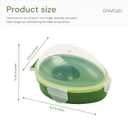 Avocado Keeper - Plastic Avocado Keeper Storage Container - Reusable Avocado Holder Organizer for Fridge - Fruit & Avocado Container to Keep Fresh, 2 Pcs