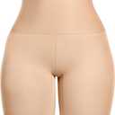 FeelinGirl Shapewear for Women Tummy Control Body Shaper Butt Lifter Shapewear Shorts, Khaki, L