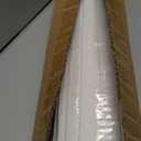 LazBlinds No Drill TDBU Roman Shades, Blackout - White, 33" W x 72" H