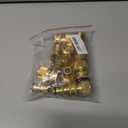 TAROSE Garden Hose Quick Connect Fittings Solid Brass Garden Hose Fitting Water Hose Connectors 3/4 Inch Garden Hose Fitting Quick Connector Male and Female Set- 6 Set