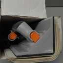 ROLLINGDOG Drywall Corner Sander - Hand Sander with 6PC Oxide Mesh Sandpaper for Corner Wall Cleaning and Polishing