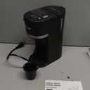 Horavie Mini Single Serve Coffee Maker for K Cup and Ground Coffee, Fast Brew One Cup Coffee Machine with Descaling Reminder and Water Window, 6 to 12 oz. Brew Sizes, Black