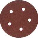 Porter Cable 735500625 5" 60-Grit Hook and Loop 5-Hole Disc Sandpaper (25 Pack)