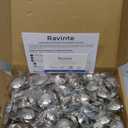 Ravinte 60 Pack Brushed Nickel Kitchen Cabinet Knobs 1-1/4 Inch Round Drawer Pulls Satin Nickel Stainless Steel Drawer Handles Door Hardware for Dresser Cabinets