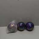 TOPZEA 3 Pack Decorative Glass Balls, 4 Inch Colorful Glass Mosaic Orbs Sphere Bowl Fillers Table Centerpiece Ball for Bowls, Vases, Dining Coffee Table Decor, Rainbow Color