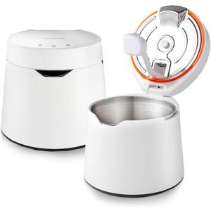 Carepod One Stainless Steel Humidifier for Large Room, Quiet & Safe for Baby, Only 3 Washable Parts & Easy to Clean, Ultrasonic Cool Mist Humidifiers for Bedroom, Filter-Free, Lasts 30Hrs (1Gal/4L)