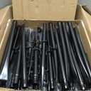 AHRLHR 10 Pack String Light Poles, Poles for Outdoor String lights 10 Ft Metal Poles with Fork for Outdoor String Lights, Outdoor Light Poles with Fork, Patio, Deck, Backyard