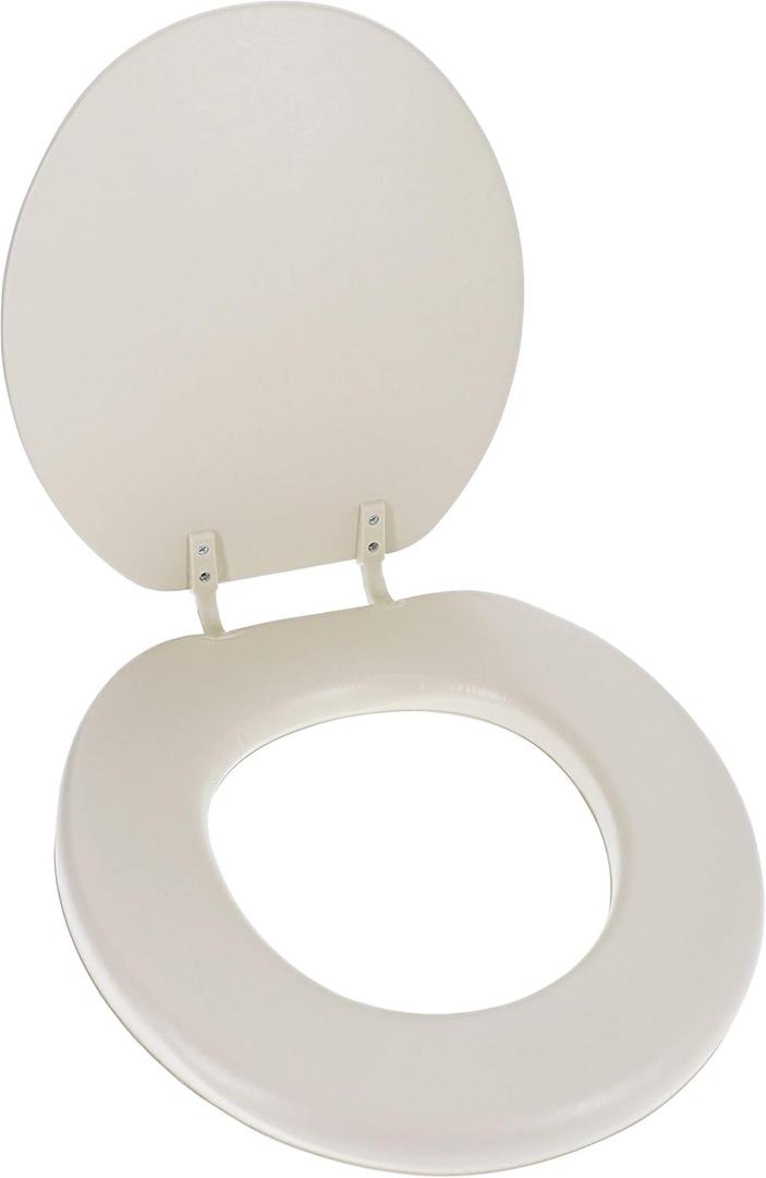 Ginsey Cushioned Owl Soft Toilet Seat for Stylish Bathroom Dcor, White/Brown, Standard Ginsey Cushioned Owl Soft Toilet Seat for Stylish Bathroom Dcor, White/Brown, Standard