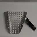 Popcorn Speed Scoop  Perforated Stainless Steel Quick-Fill Scooper for Bags, Buckets & Boxes, Removes Unpopped Kernels  Utility Serving Tool for Snacks, Candy, Dessert, Food, Ice & Dry Goods