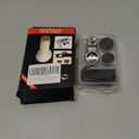 3 in 1 Cell Phone Camera Lens Kit Wide Angle Macro Fisheye Lens Universal for Smart Phones iPhone Samsung Android Black