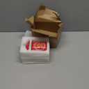 Nefelibata Christmas Decorations Ceramic Canister Gingerbread Cookies Tiered Tray Decor Xmas Mini Candy Jar Bowl with Buffalo Plaid Bowknot Wooden Beads Home Table Centerpiece Supplies Gift Idea