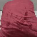 H.VERSAILTEX Real Velvet Plush 3 Piece Stretch Sofa Covers Couch Covers for 2 Cushion Couch Loveseat Covers Width Up to 72 Inch Feature Thick Soft Stay in Place (Medium Sofa, Burgundy)