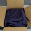 3 Pack of Outdoor Seat Cushion Replacement Set Suitable for 4 Pieces of Wicker Rattan Furniture Terrace Guest Set Sofa Chair (36x18x2, 18x18x2), Only Cover (Navy Blue)