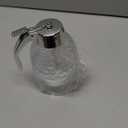 Honey Dispenser No Drip Honeycomb Design 6 Oz with Airtight Seal, Food-Grade ABS Plastic Honey Pot with Stand, Lightweight Honey Container for Home & Gifting