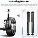 Rear Shock Absorber Struts Assembly Fit for 2006-2012 Ford Fusion, 2009-2012 for Lincon MKZ, 2003-2008 for Mazda 6, 2009-2011 for Mercury Milan, Replace for 344363, 2Pcs