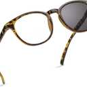 LifeArt Bifocal Reading Glasses, Transition Photochromic Dark Grey Sunglasses, Oval Frame, Computer Reading Glasses, Anti Glare (Tortoise, +0.00/+2.00 Magnification) (Sb_deja Vu_brown Tortoise)