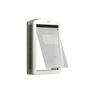 CAREMYWORLD Medium Dog Door for Door, UpgradeThicken, Suitable for Dogs Up to 40LBS, Doggy Door with Sliding Lock Panel and Magnetic Flap for Interior and Exterior Doors