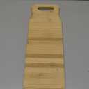 Bamboo Hand Washboard for Laundry Washing Clothes, Cleaning Board for Hand Washing Scrub Board, Old Fashioned Hand Washer for Women School Home, Thickened Scrubbing Washboard, 15.7x5.9x0.7in