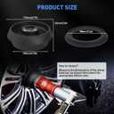 40mm Wheel Balancer Cone Universal Hub Centric Adapter Cone for Tire Balancing Machines, 4.72"- 6.77" Dual Sided Collet Centering Cone Compatible with Light Truck Cars Caravans SUVs, with 188mm Spacer