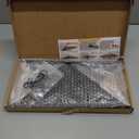 SZWQILIN Corner Shower Shelves, 10" Matte Black 304 Stainless Steel Recessed Shelf for BathroomGrout in Shelf with Hooks for Tiled Wall 2 Pack (Black)