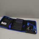 XOOL 200 in 1 Precision Screwdriver Kit, Electronics Repair Tool Magnetic Driver Kit with 164 Bits, Flexible Shaft, Extension Rod for Computer, iPhone, Laptop, PC, PS4, Xbox, Nintendo (Blue)